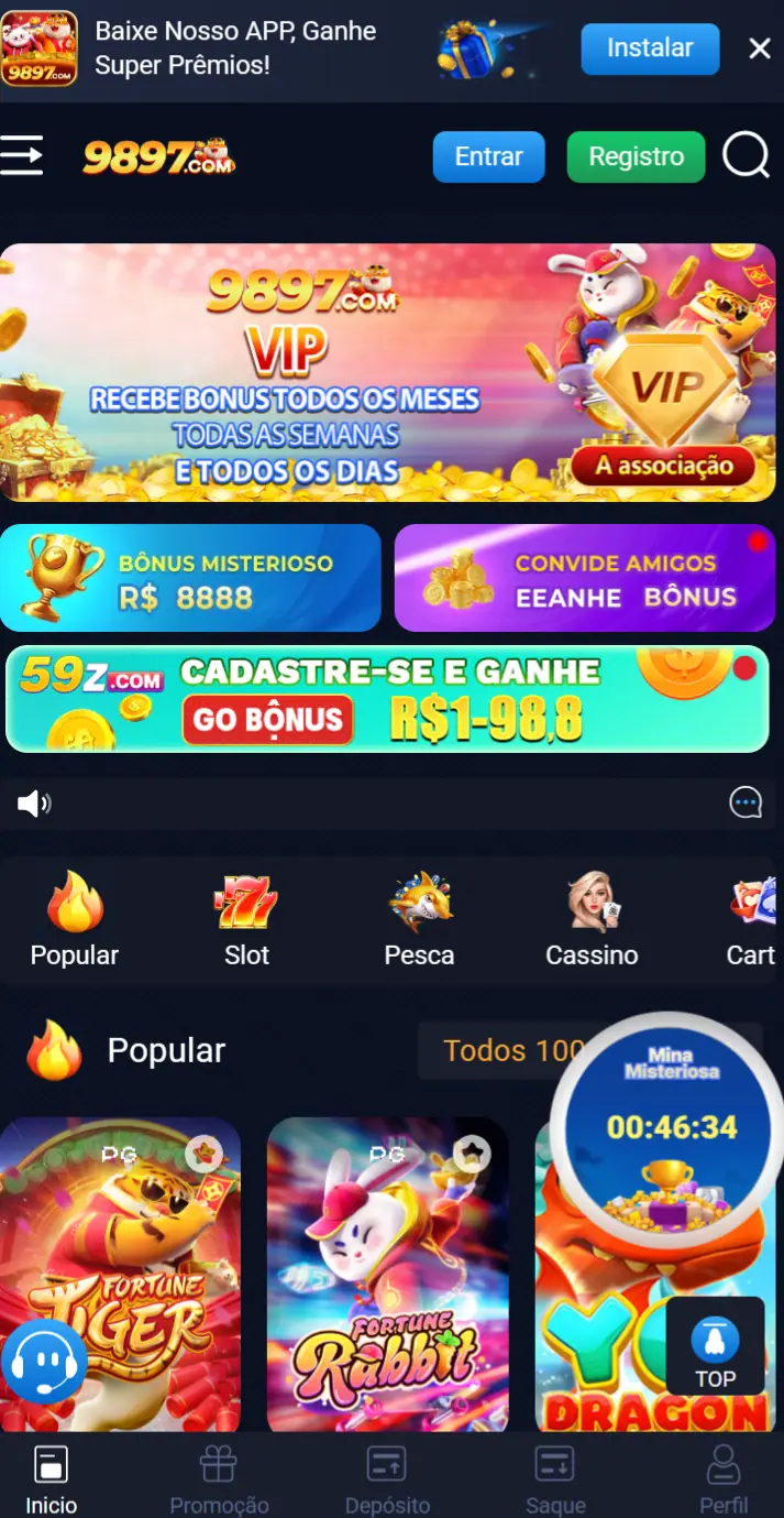 9897 Especial Brasil jogos confiáveis Cadastre-se VIP